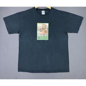 Vintage Y2K The Goonies Movie Promo Truffle Shuffle Black Shirt Large Rare Laugh